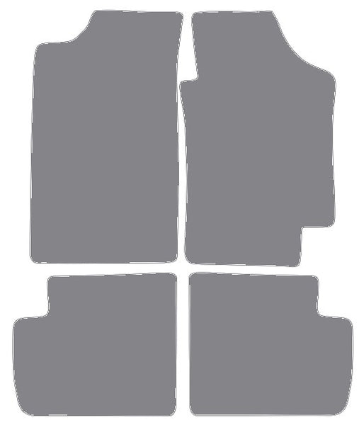 Toyota Avensis 1997-2003 Grey Premium Carpet Tailored Car Mats NV HITECH