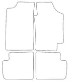 Toyota Avensis 1997-2003 Tailored VS Rubber Car Mats