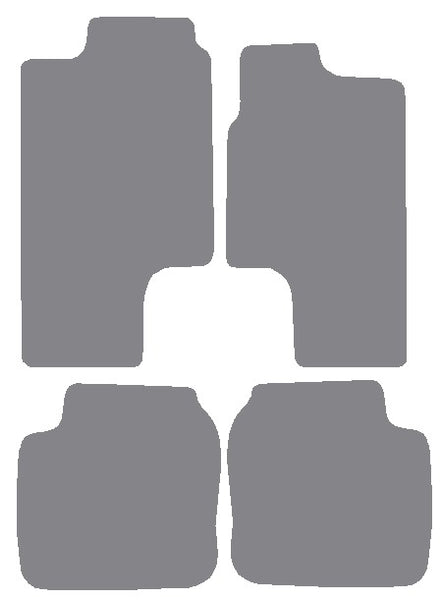 Toyota Corolla RWD Coupe 1983-1987 Grey Premium Carpet Tailored Car Mats NV HITECH