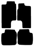 Toyota Corolla RWD Coupe 1983-1987 Black Premium Carpet Tailored Car Mats NV HITECH