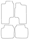Toyota Corolla RWD Coupe 1983-1987 Tailored VS Rubber Car Mats