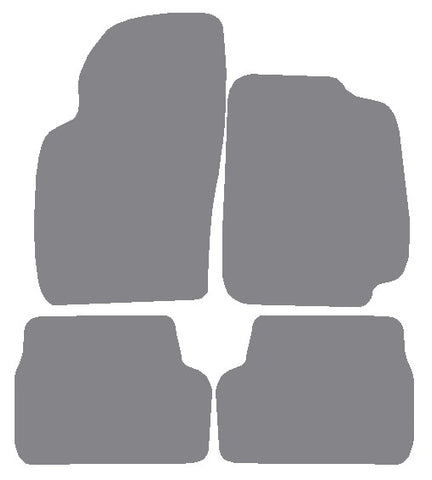 Toyota Starlet 1996-1999 Grey Premium Carpet Tailored Car Mats NV HITECH