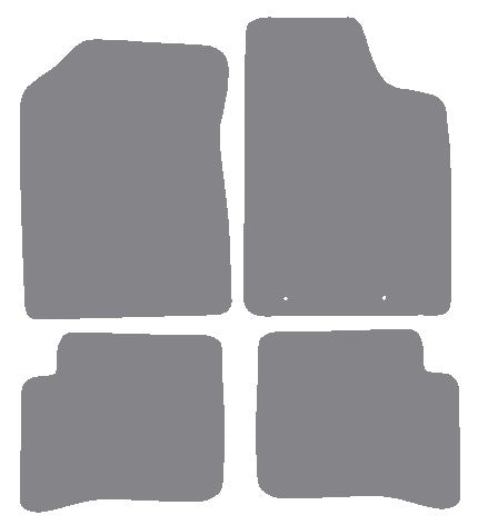 Toyota Yaris 5dr 1999-2005 Grey Premium Carpet Tailored Car Mats NV HITECH