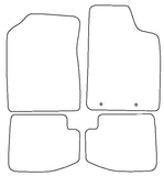 Toyota Yaris 3dr 1999-2005 Tailored VS Rubber Car Mats