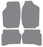 Toyota Corolla 3dr 1990-1993 Grey Premium Carpet Tailored Car Mats NV HITECH