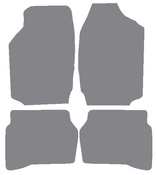 Toyota Corolla 3dr 1990-1993 Grey Premium Carpet Tailored Car Mats NV HITECH