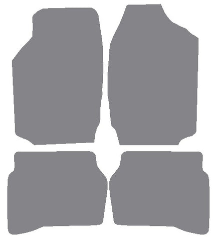 Toyota Corolla 3dr 1990-1993 Grey Premium Carpet Tailored Car Mats NV HITECH