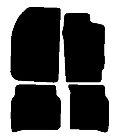 Toyota Celica GT4 4WD (Flip Up Lights) 1985-1994 Black Luxury Velour Tailored Car Mats NV HITECH