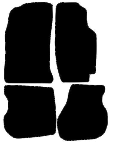 Toyota Celica Cabrio 1994-1999 Black Luxury Velour Tailored Car Mats NV HITECH