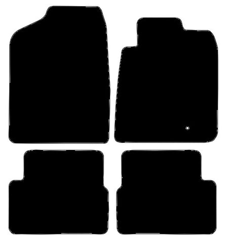 Toyota Celica 1999-2006 Black Luxury Velour Tailored Car Mats NV HITECH