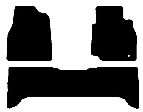 Toyota Landcruiser  Amazon 2002-2006 Black Luxury Velour Tailored Car Mats NV HITECH