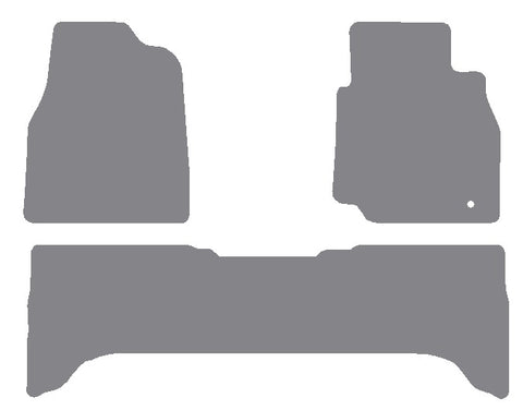 Toyota Landcruiser Amazon 2002-2006 Grey Premium Carpet Tailored Car Mats NV HITECH
