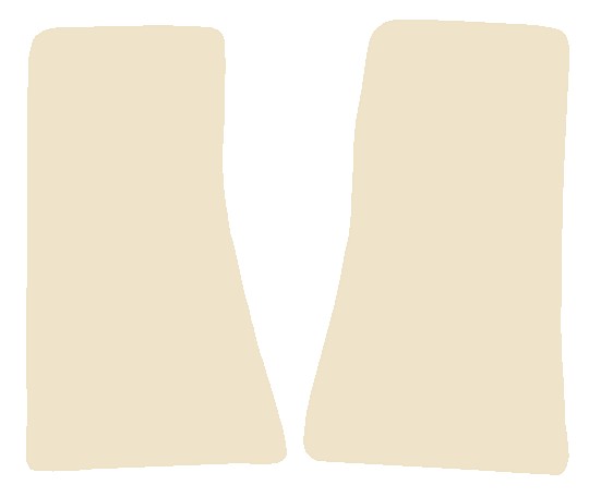 TVR S 1987-1991 Beige Luxury Velour Tailored Car Mats NV HITECH