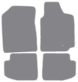 Toyota Yaris T- Sport 3dr 1999-2004 Grey Premium Carpet Tailored Car Mats NV HITECH
