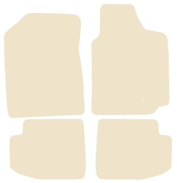 Toyota Yaris T- Sport 3dr 1999-2004 Beige Luxury Velour Tailored Car Mats NV HITECH