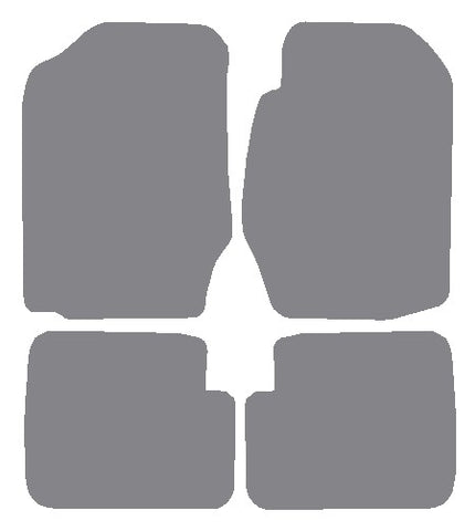 Toyota Corolla 2003-2006 Grey Premium Carpet Tailored Car Mats NV HITECH