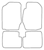 Toyota Corolla 2003-2006 Tailored VS Rubber Car Mats