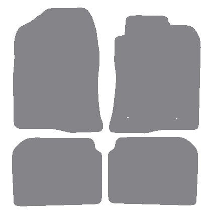 Toyota Avensis 2003-2009 Grey Premium Carpet Tailored Car Mats NV HITECH
