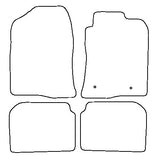 Toyota Avensis II 2003-2009 Tailored VS Rubber Car Mats