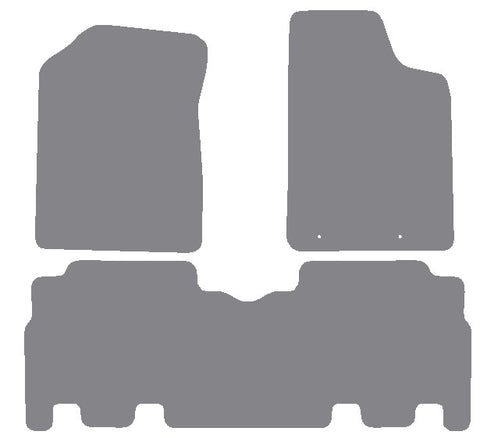 Toyota Yaris Verso 2000-2005 Grey Premium Carpet Tailored Car Mats NV HITECH