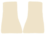 TVR S2 1989-1990 Beige Luxury Velour Tailored Car Mats NV HITECH