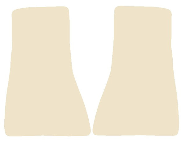 TVR S2 1989-1990 Beige Luxury Velour Tailored Car Mats NV HITECH