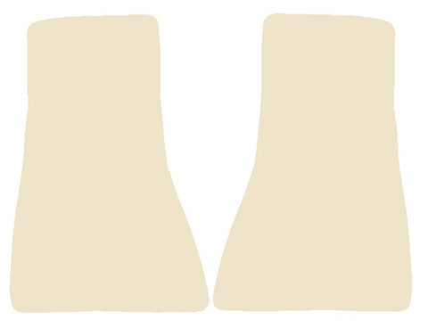 TVR S2 1989-1990 Beige Luxury Velour Tailored Car Mats NV HITECH