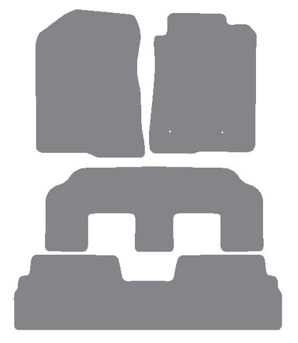 Toyota Verso (MPV) 2009-2013 Grey Premium Carpet Tailored Car Mats NV HITECH