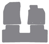 Toyota Avensis (Eyelets) 2009-2011 Grey Premium Carpet Tailored Car Mats NV HITECH