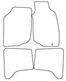 Toyota Hilux Double Cab 2005-2011 Tailored VS Rubber Car Mats