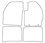 Toyota Prius 2009-2015 Tailored VS Rubber Car Mats