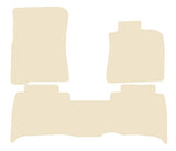 Toyota Landcruiser V8 2008 onwards Beige Luxury Velour Tailored Car Mats NV HITECH
