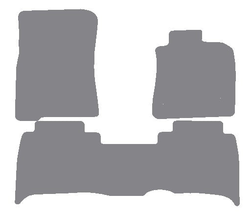 Toyota Landcruiser V8 2008 onwards Grey Premium Carpet Tailored Car Mats NV HITECH