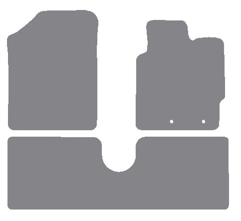 Toyota Yaris 2011-2020 Grey Premium Carpet Tailored Car Mats NV HITECH