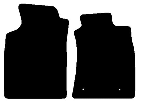 Toyota Hilux Vigo 2005-2011 Black Luxury Velour Tailored Car Mats NV HITECH