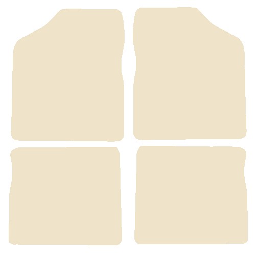 Triumph Dolomite 1972-1980 Beige Luxury Velour Tailored Car Mats NV HITECH