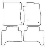 Toyota Land Cruiser 2003-2009 Tailored VS Rubber Car Mats