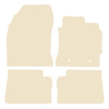 Toyota Auris 2013 onwards Beige Luxury Velour Tailored Car Mats NV HITECH