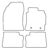 Toyota Auris 2013 onwards Tailored VS Rubber Car Mats