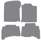 Toyota Landcruiser LC3 2010 onwards Grey Premium Carpet Tailored Car Mats NV HITECH