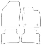 Toyota C-HR 2016-2023 Tailored VS Rubber Car Mats