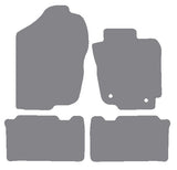 Toyota RAV-4 Hybrid (XA40) 2013-2016 Grey Premium Carpet Tailored Car Mats NV HITECH