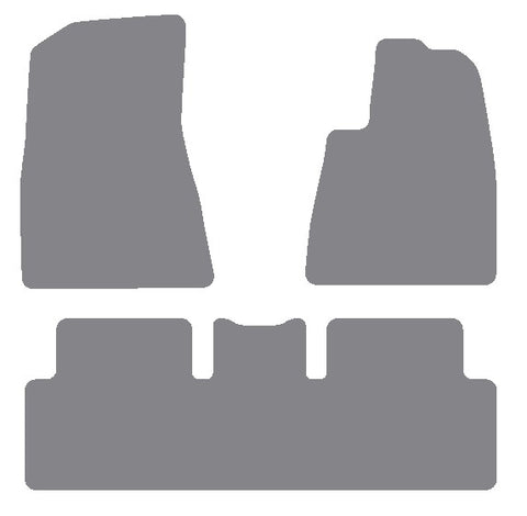 Tesla Model 3 2017-2021 Grey Premium Carpet Tailored Car Mats NV HITECH