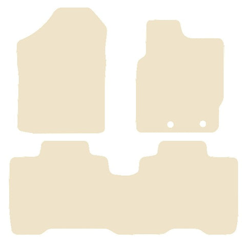Toyota Verso-S 2011-2015 Beige Luxury Velour Tailored Car Mats NV HITECH