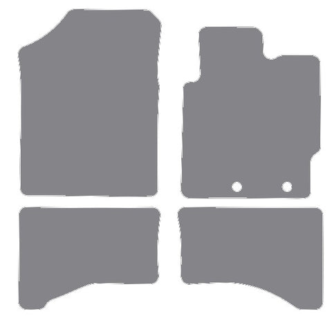 Toyota Yaris Hybrid 2011-2019 Grey Premium Carpet Tailored Car Mats NV HITECH
