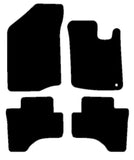 Toyota Aygo (One Fixing Driver) 2005-2014 Black Luxury Velour Tailored Car Mats NV HITECH