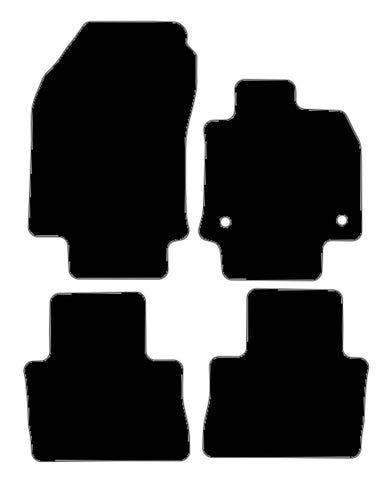 Toyota RAV-4 Hybrid (XA50) 2019 onwards Black Tailored Carpet Car Mats NV HITECH