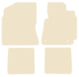 Toyota RAV-4 2nd Generation 2000-2005 Beige Luxury Velour Tailored Car Mats NV HITECH