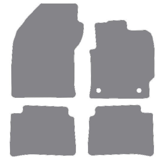 Toyota Corolla Saloon & Touring 2018 onwards Grey Premium Carpet Tailored Car Mats NV HITECH