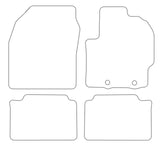 Toyota Aygo X 2022 onwards Tailored VS Rubber Car Mats